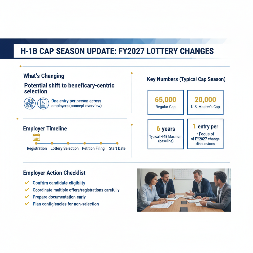 Cambios en la lotería H-1B FY2027: reglas, fechas y documentos - Key Statistics