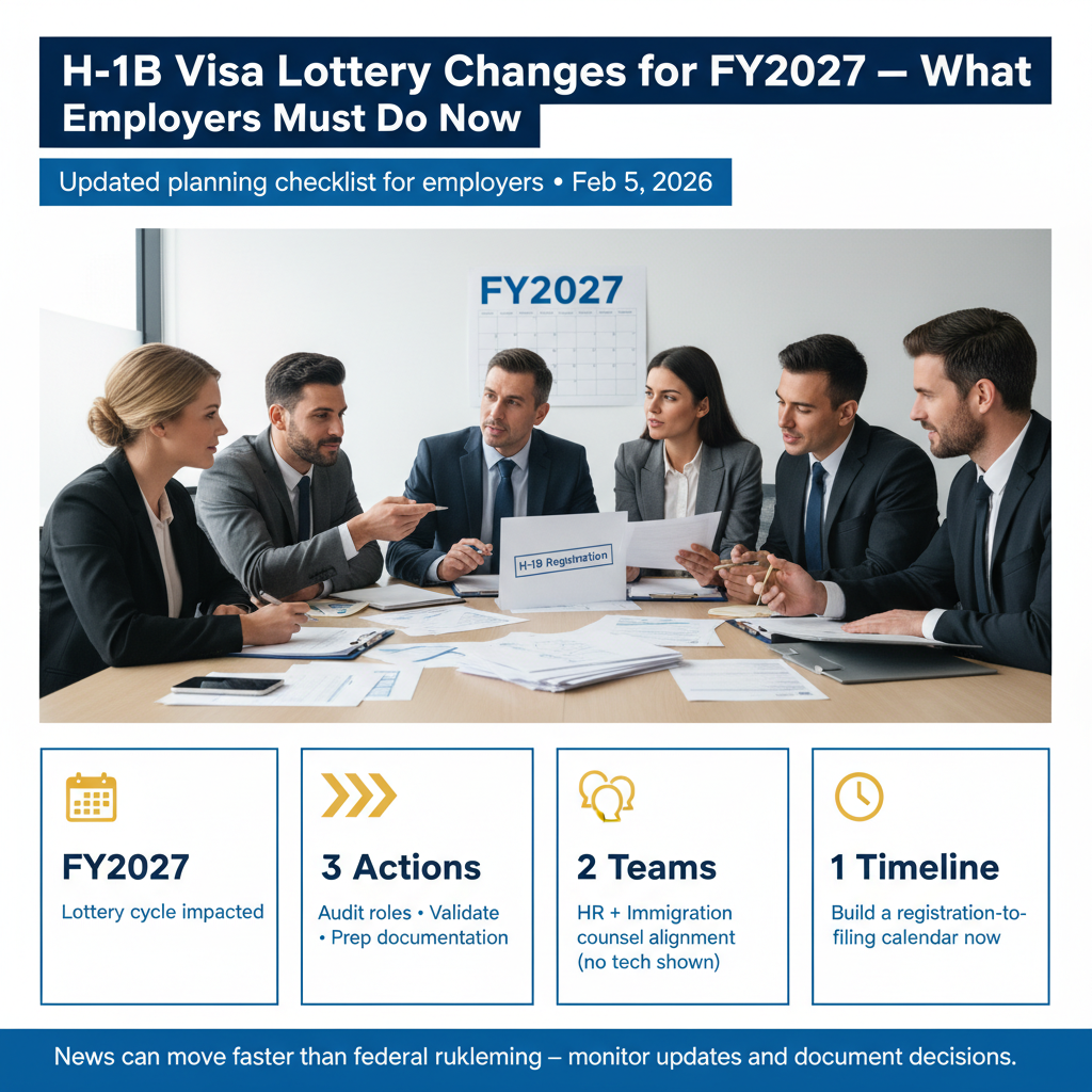 H-1B Visa Lottery Changes for FY2027: What Employers Must Do Now — Feb 5, 2026, 3:05 AM - Key Statistics