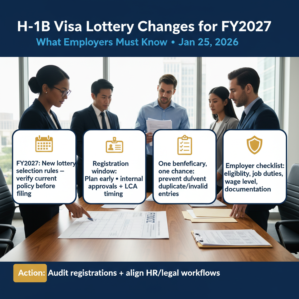 H-1B Visa Lottery Changes for FY2027: What Employers Must Know — Jan 25, 2026, 12:02 PM - Key Statistics