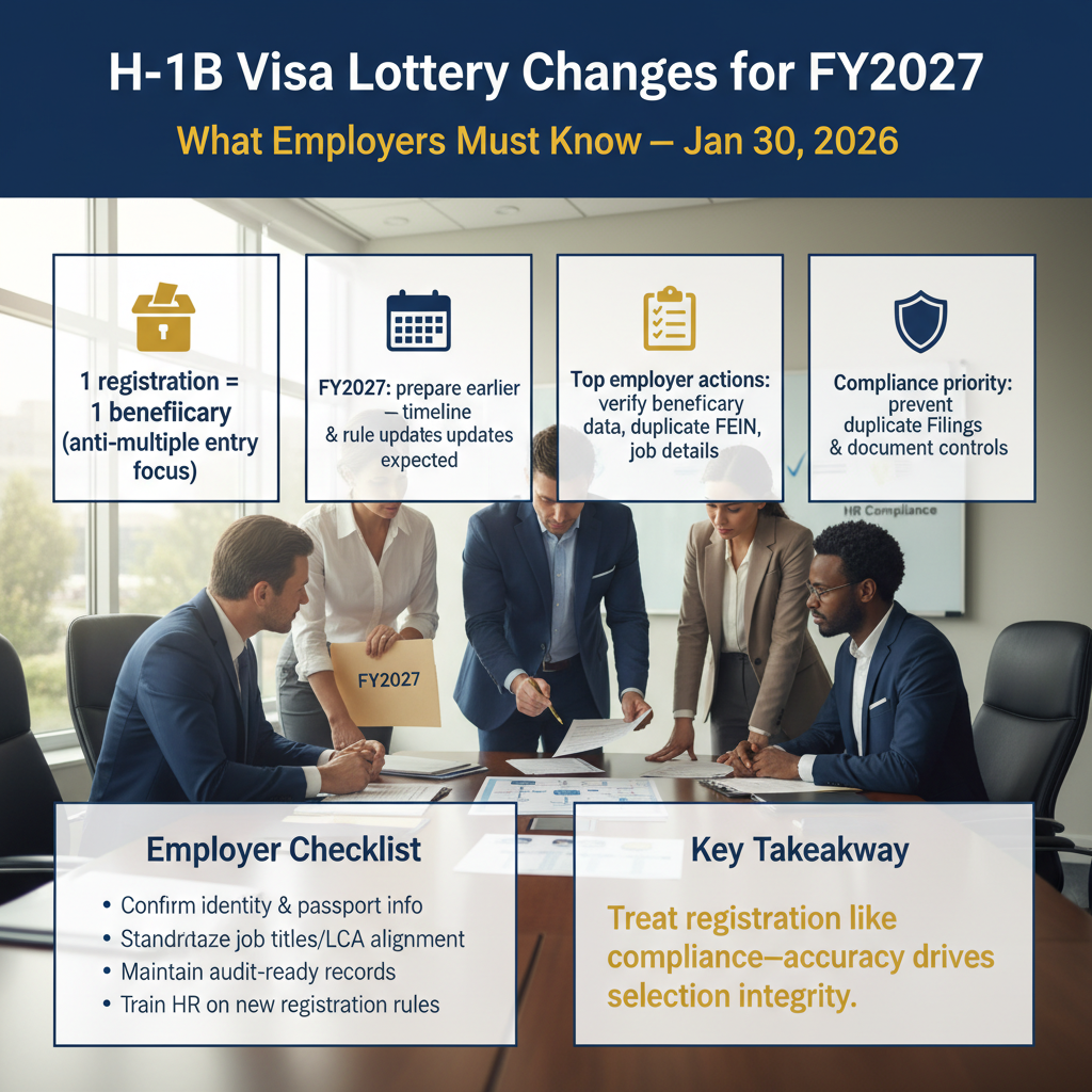 H-1B Visa Lottery Changes for FY2027: What Employers Must Know — Jan 30, 2026, 12:02 AM - Key Statistics