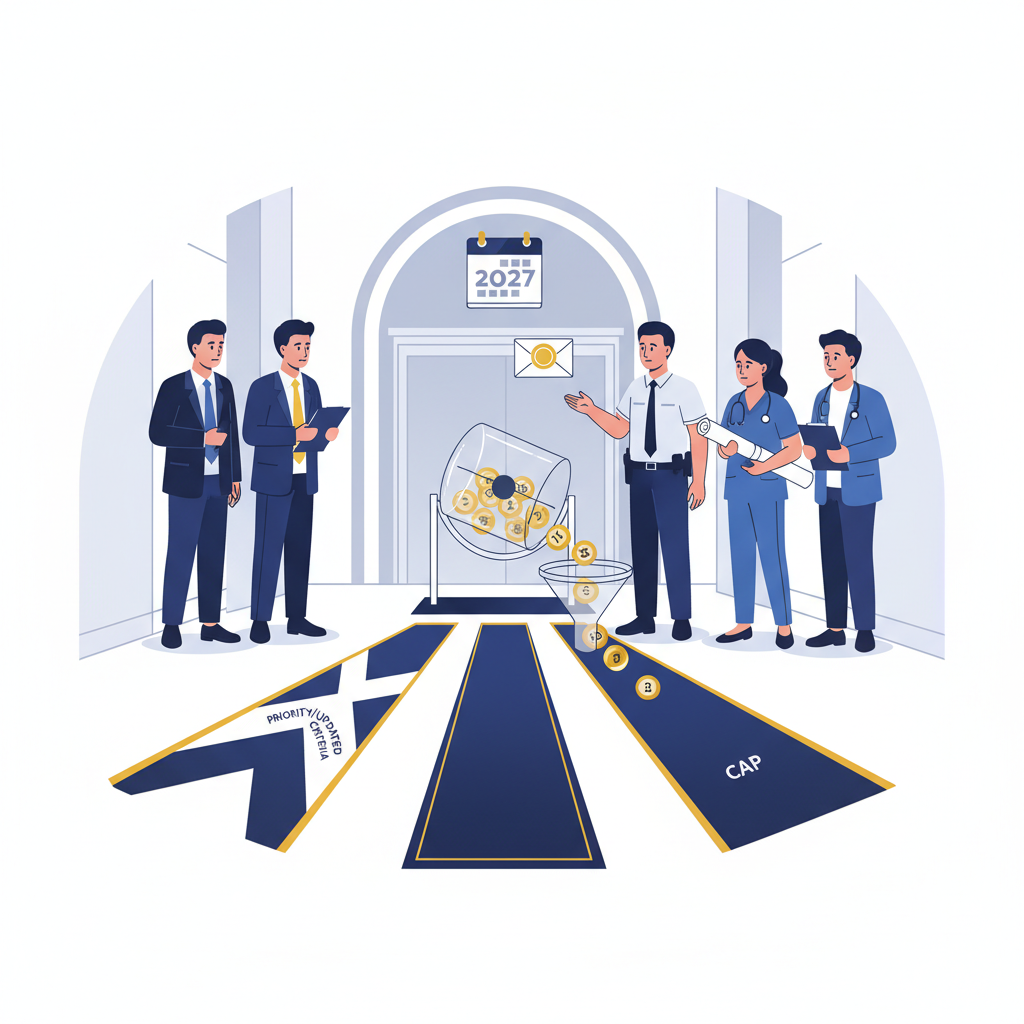 H-1B Visa Lottery Changes for FY2027: What Employers & Workers Must Know — Jan 22, 2026, 1:21 PM - Concept