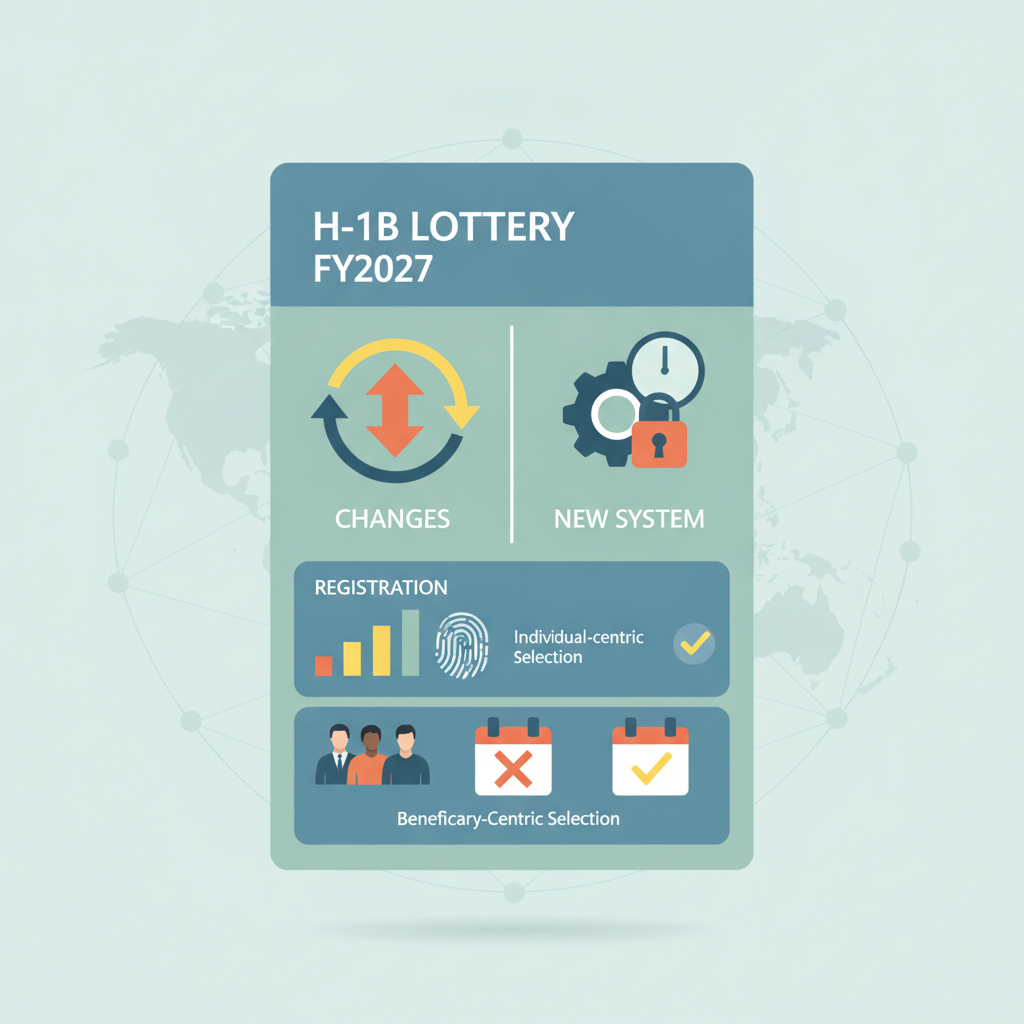 H-1B Visa Lottery Changes for FY2027: What Every Immigrant Needs - Concept
