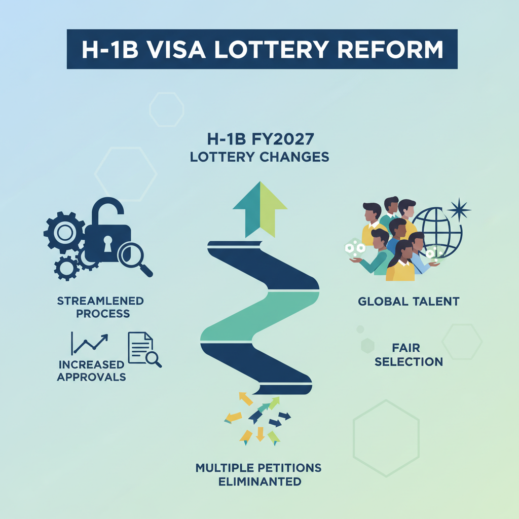 H-1B Visa Lottery Changes for FY2027: What You Need to Know - Concept