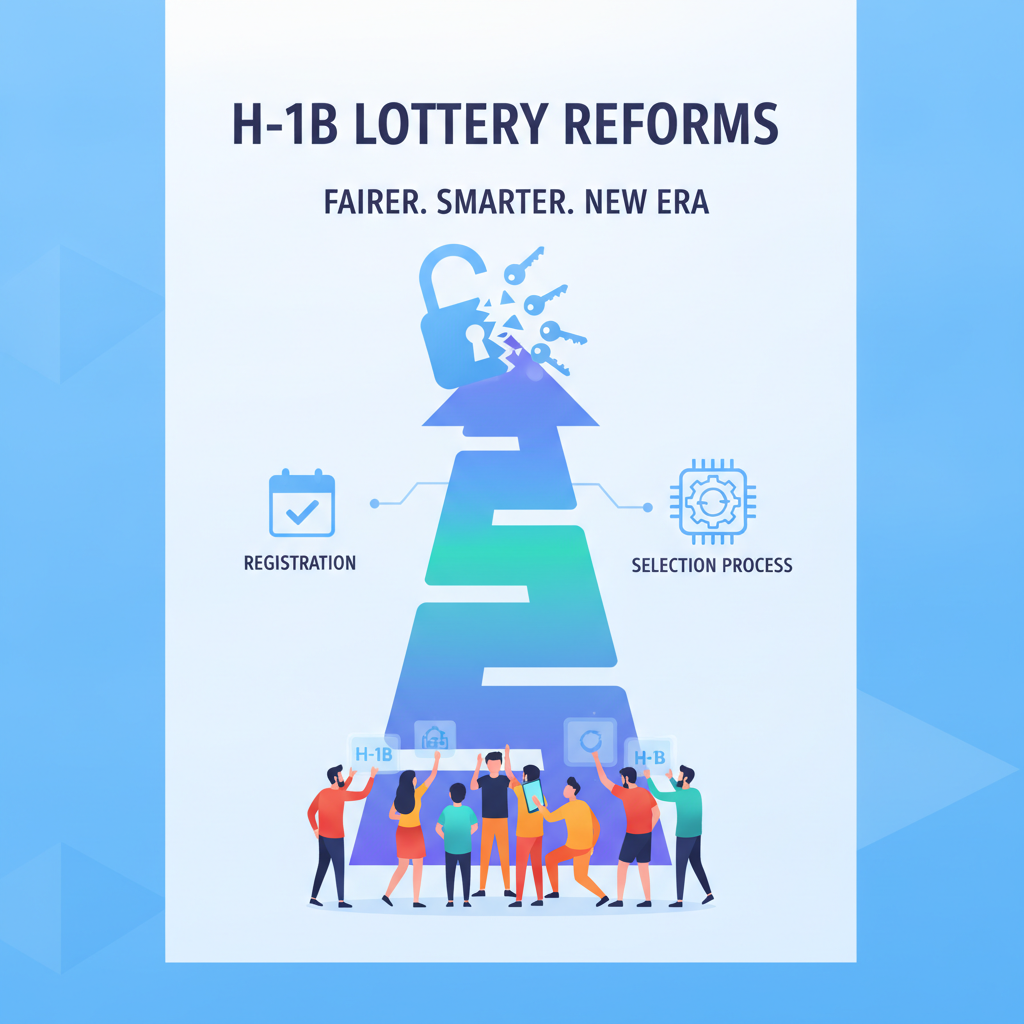 Lotería H-1B FY2027: Nueva Era de Visas de Trabajo - Concept