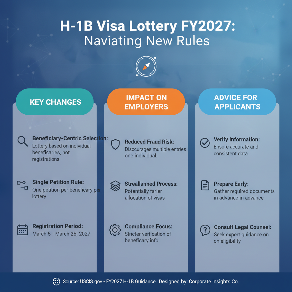 Cambios Lotería H-1B FY2027: Guía Experta para Inmigrantes - Key Statistics