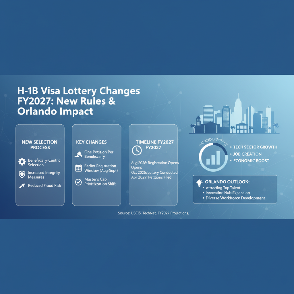 H-1B Visa Lottery Changes FY2027: New Rules & How Orlando - Key Statistics