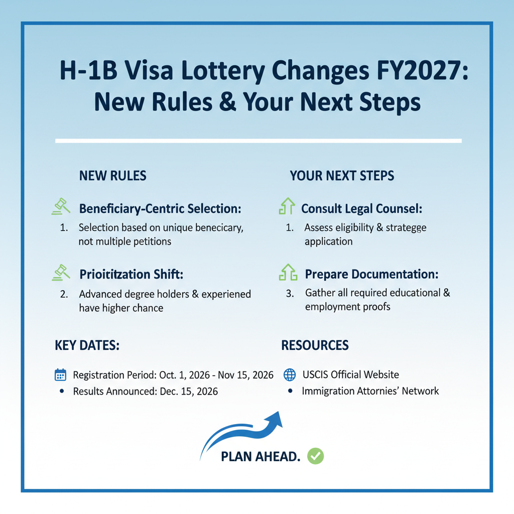 H-1B Visa Lottery Changes FY2027: New Rules & Your Next Steps - Key Statistics