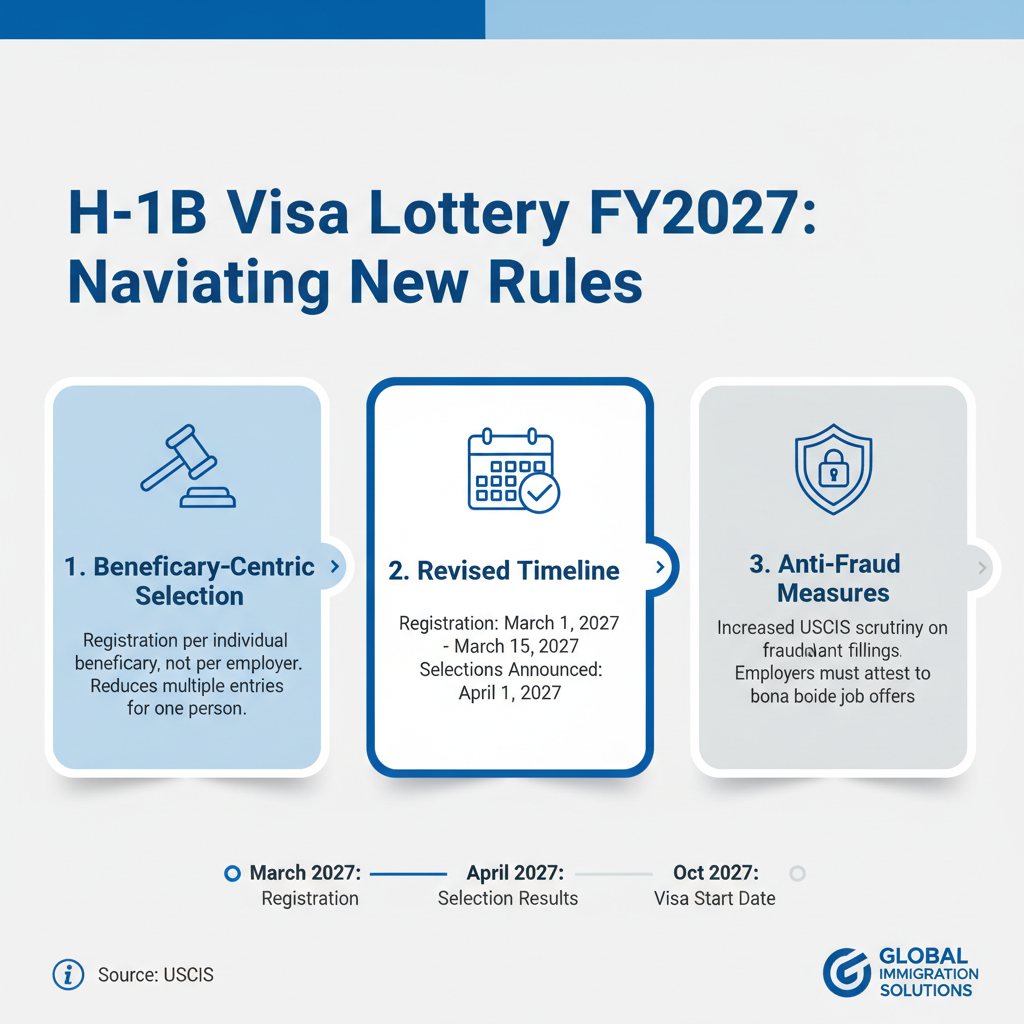 H-1B Visa Lottery FY2027: Navigating New Rules & Ensuring Your - Key Statistics
