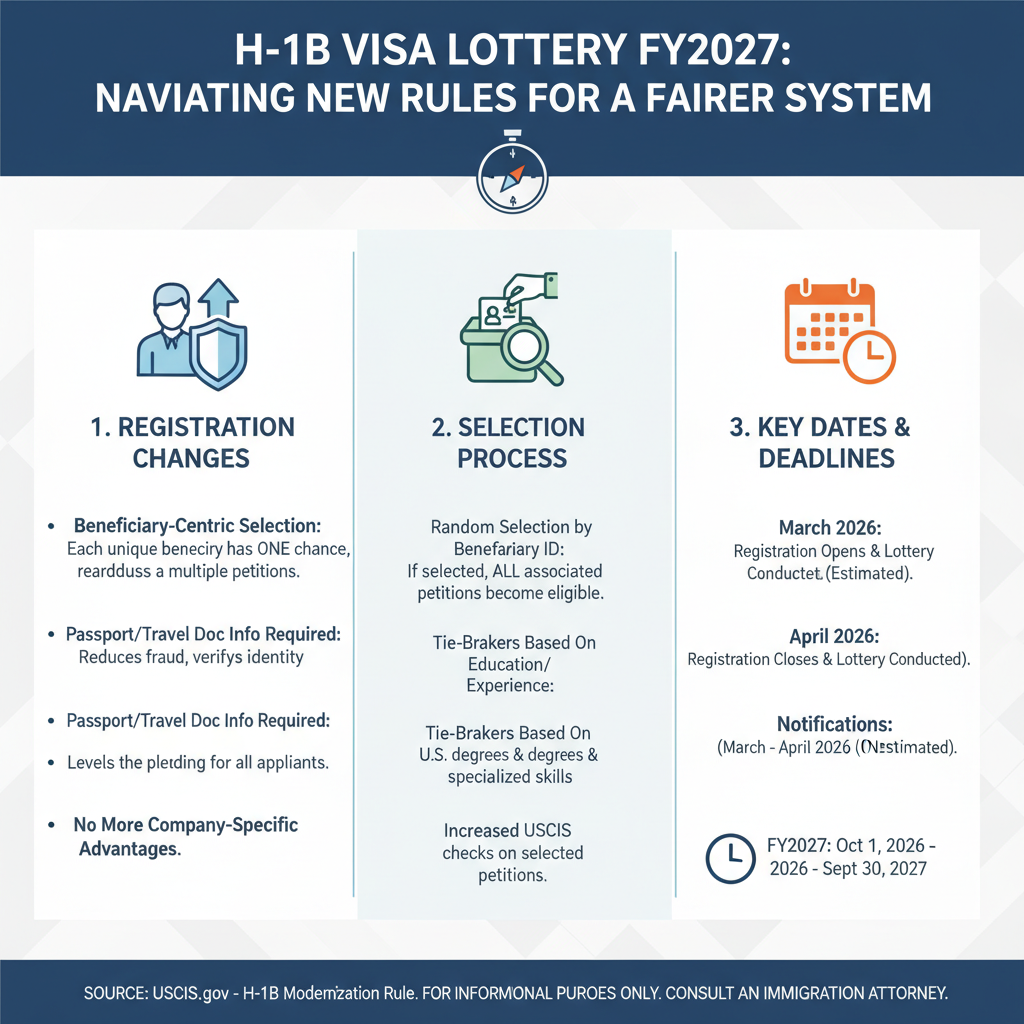 Lotería H-1B FY2027: Nuevas Reglas para un Proceso Más Justo - Key Statistics