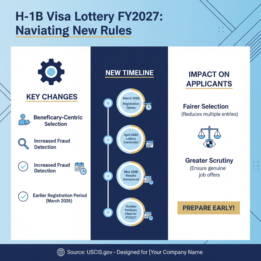 H-1B Visa Lottery FY2027: Navigating New Rules for Immigrants - Key Statistics