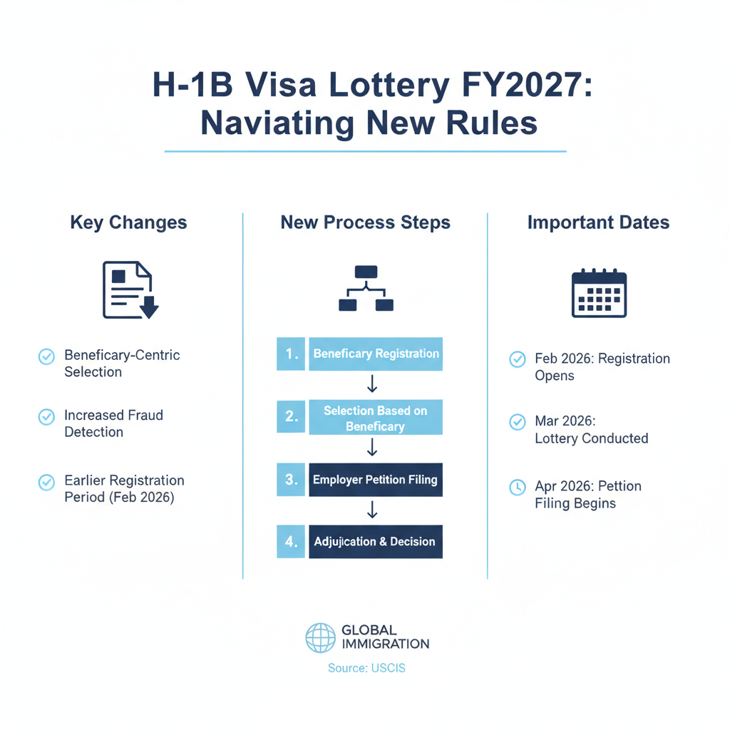 Lotería Visa H-1B FY2027: Navegando las Nuevas Reglas y Preparándose - Key Statistics