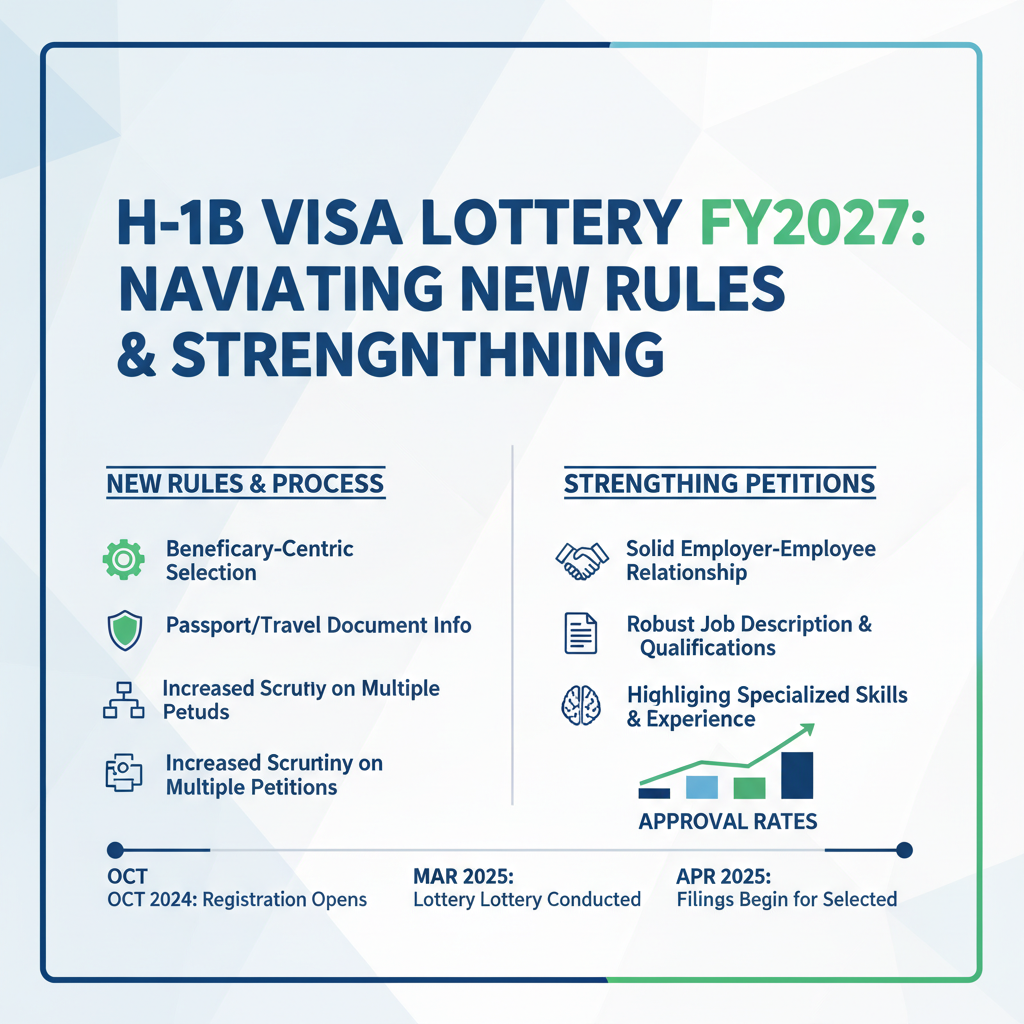 H-1B Visa Lottery FY2027: Navigating New Rules & Strengthening - Key Statistics