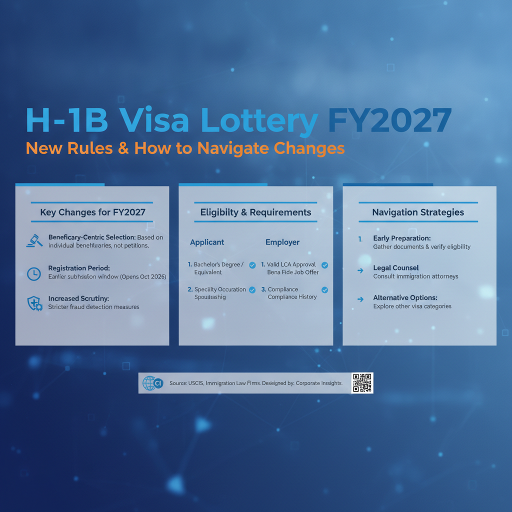 H-1B Visa Lottery FY2027: New Rules & How to Navigate Changes - Key Statistics
