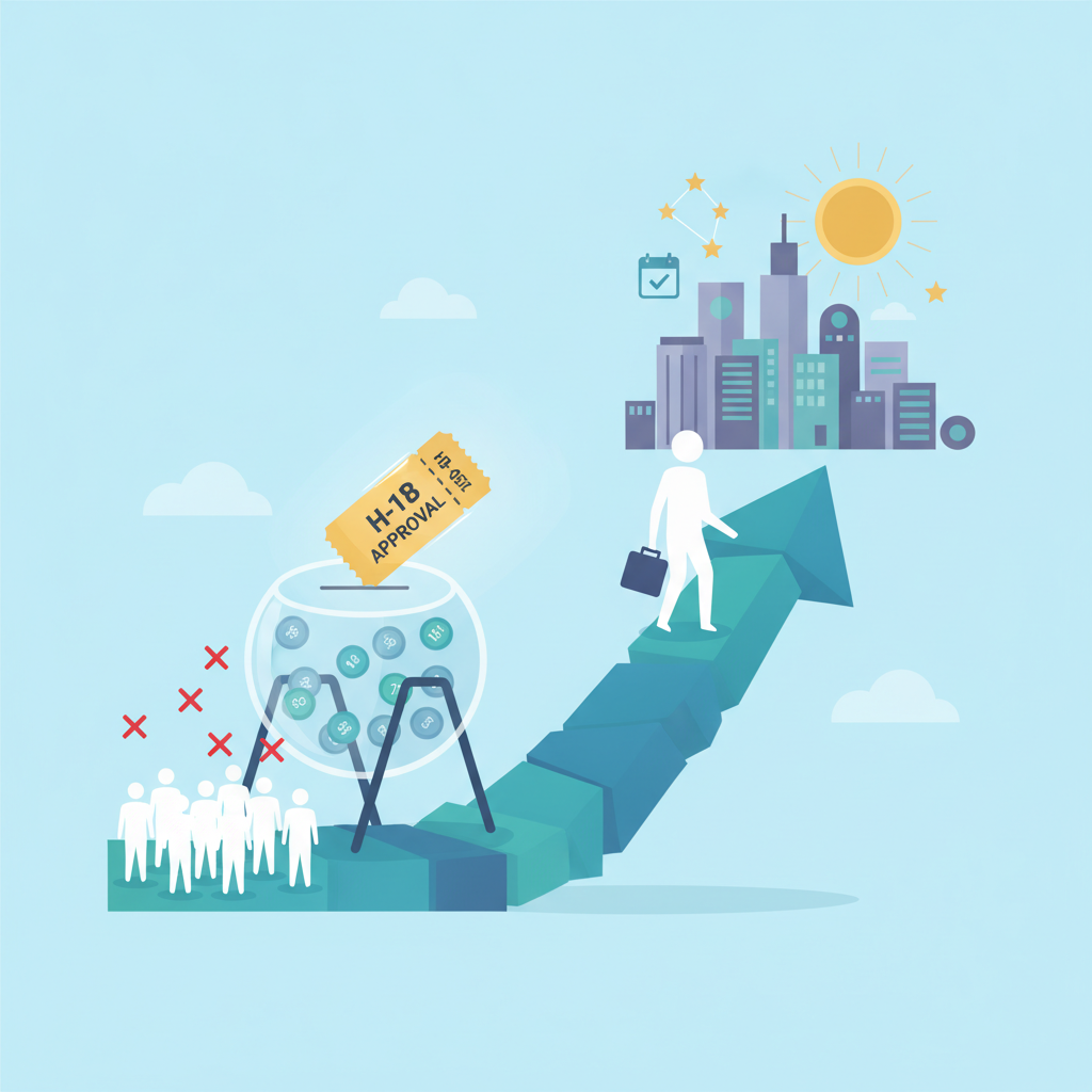 H-1B Visa Lottery FY2027: New Rules & How to Secure Your Future - Concept