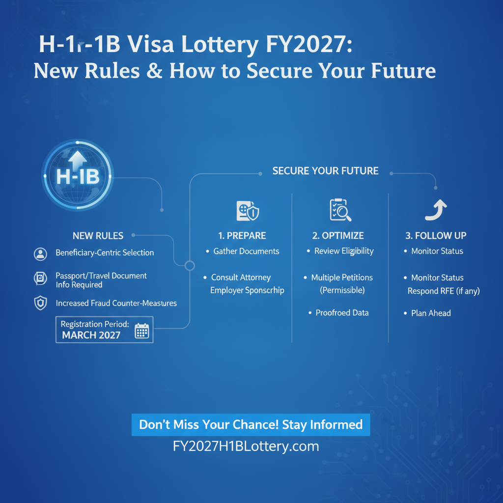 H-1B Visa Lottery FY2027: New Rules & How to Secure Your Future - Key Statistics