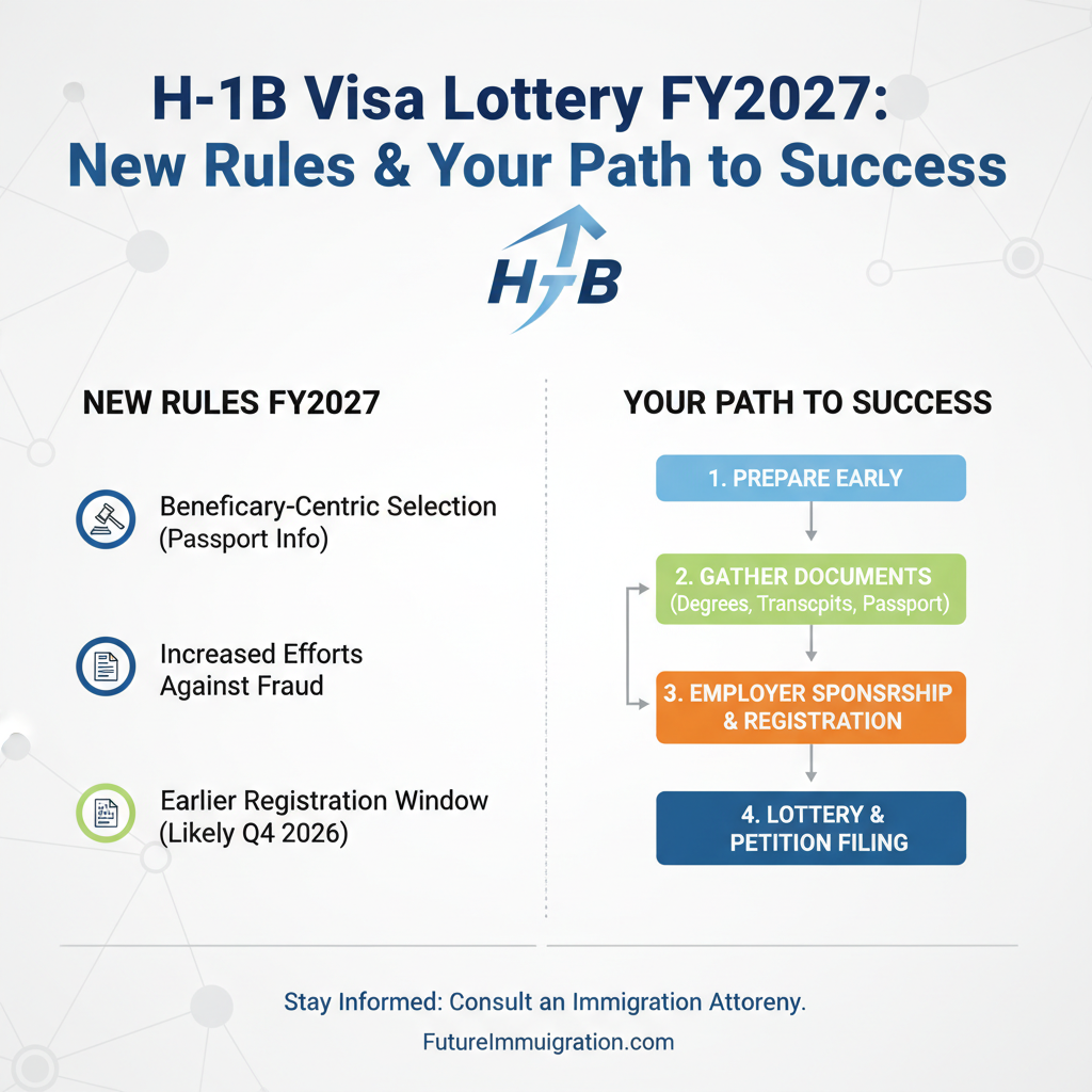 Lotería H-1B FY2027: Nuevas Reglas y Su Camino al Éxito - Key Statistics