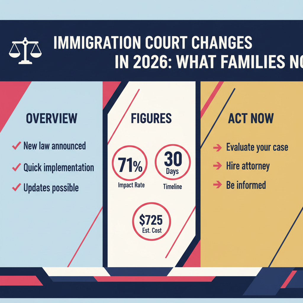 Immigration Court Changes in 2026: What Families Need to Know Now — Jan 11, 2026, 6:01 AM - Key Statistics