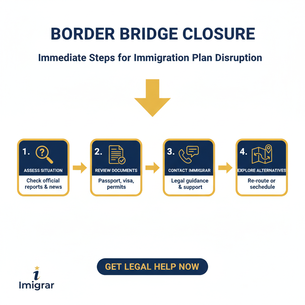 Immigration process infographic
