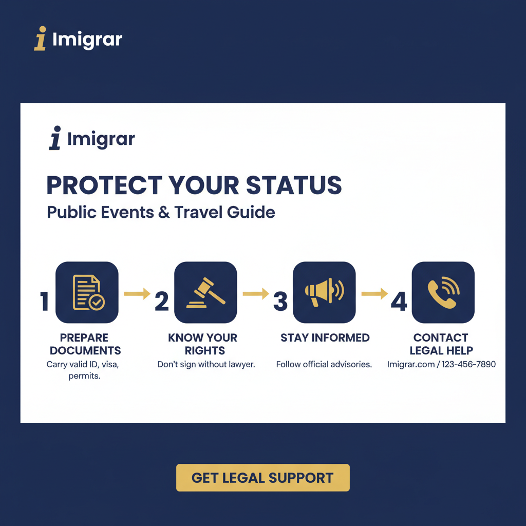 Immigration process infographic