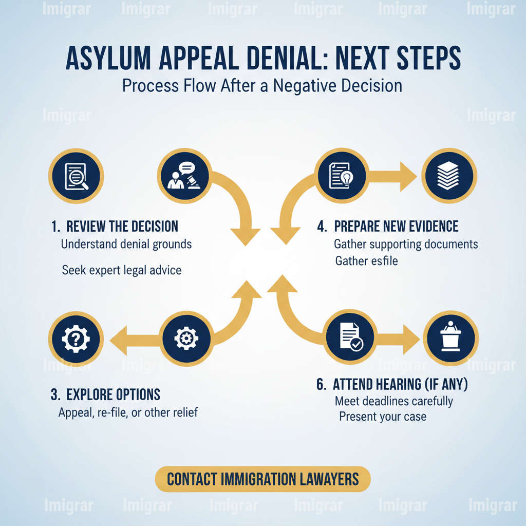 Immigration process infographic