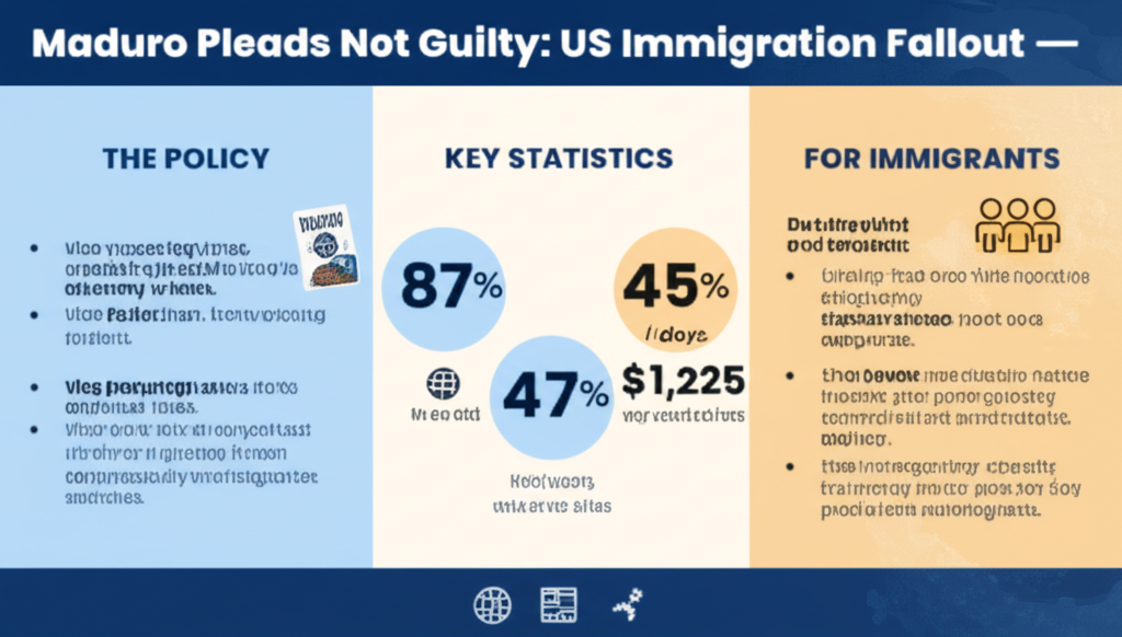 Maduro se declara no culpable: repercusiones en inmigración de EE.UU. — 6 de enero de 2026, 6:01 AM - Key Statistics