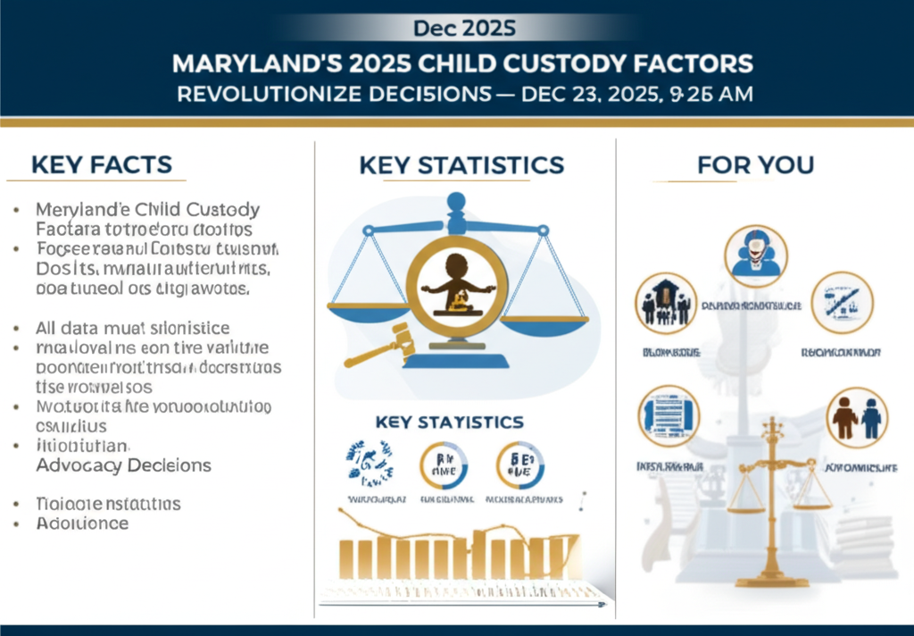 La Revolución de los Factores de Custodia Infantil de Maryland en 2025 — 23 de dic. de 2025, 9:26 AM - Key Statistics