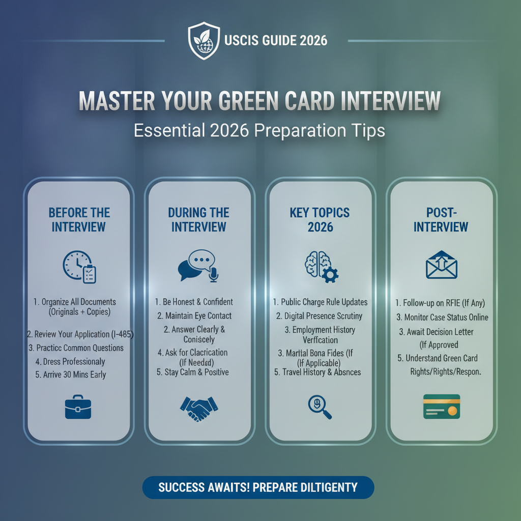Master Your Green Card Interview: Essential 2026 Preparation Tips - Key Statistics
