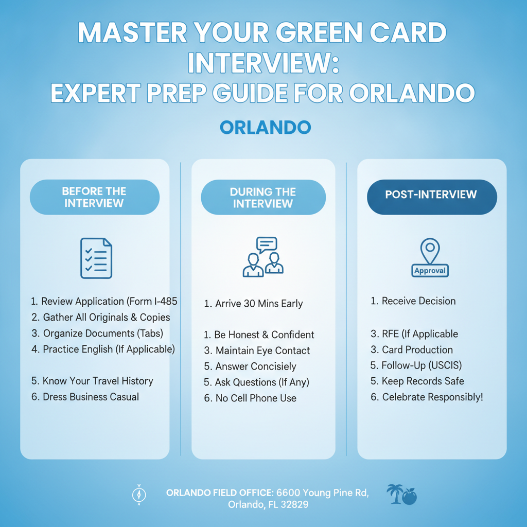 Master Your Green Card Interview: Expert Prep Guide for Orlando - Key Statistics