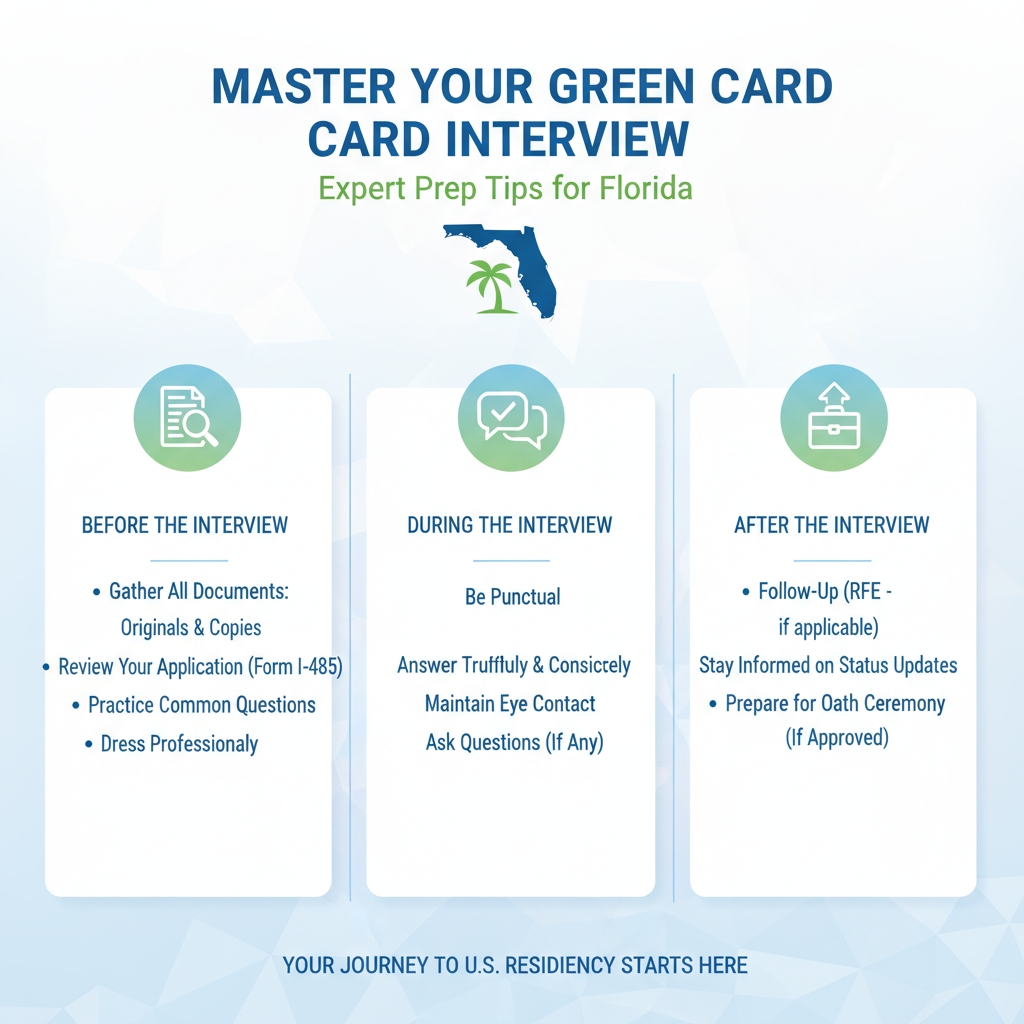 Master Your Green Card Interview: Expert Prep Tips for Florida - Key Statistics