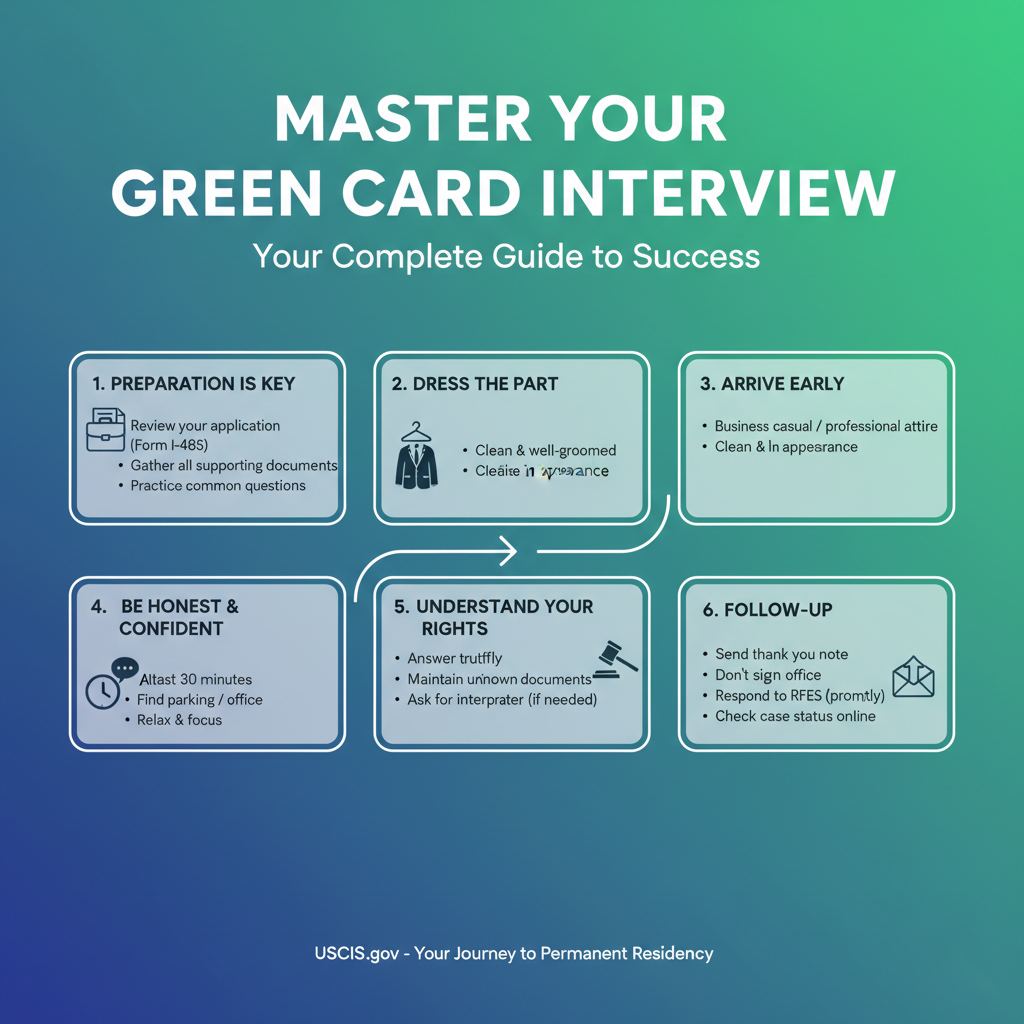 Entrevista Green Card: Guía Completa para el Éxito en 2026 - Key Statistics