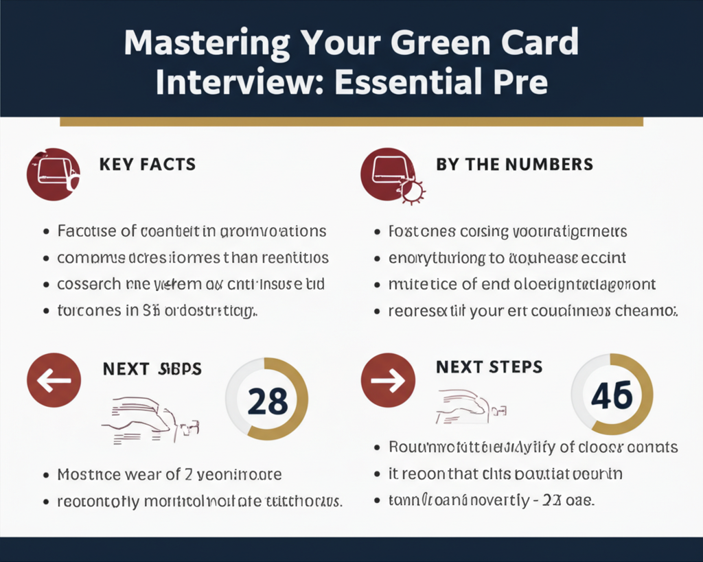 Domina tu Entrevista de Green Card: Consejos Esenciales - Key Statistics