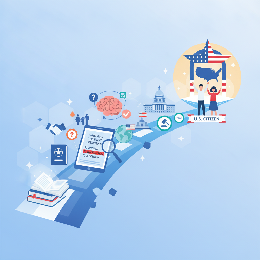 Naturalization Test 2026: Prepare for New Civics & English - Concept