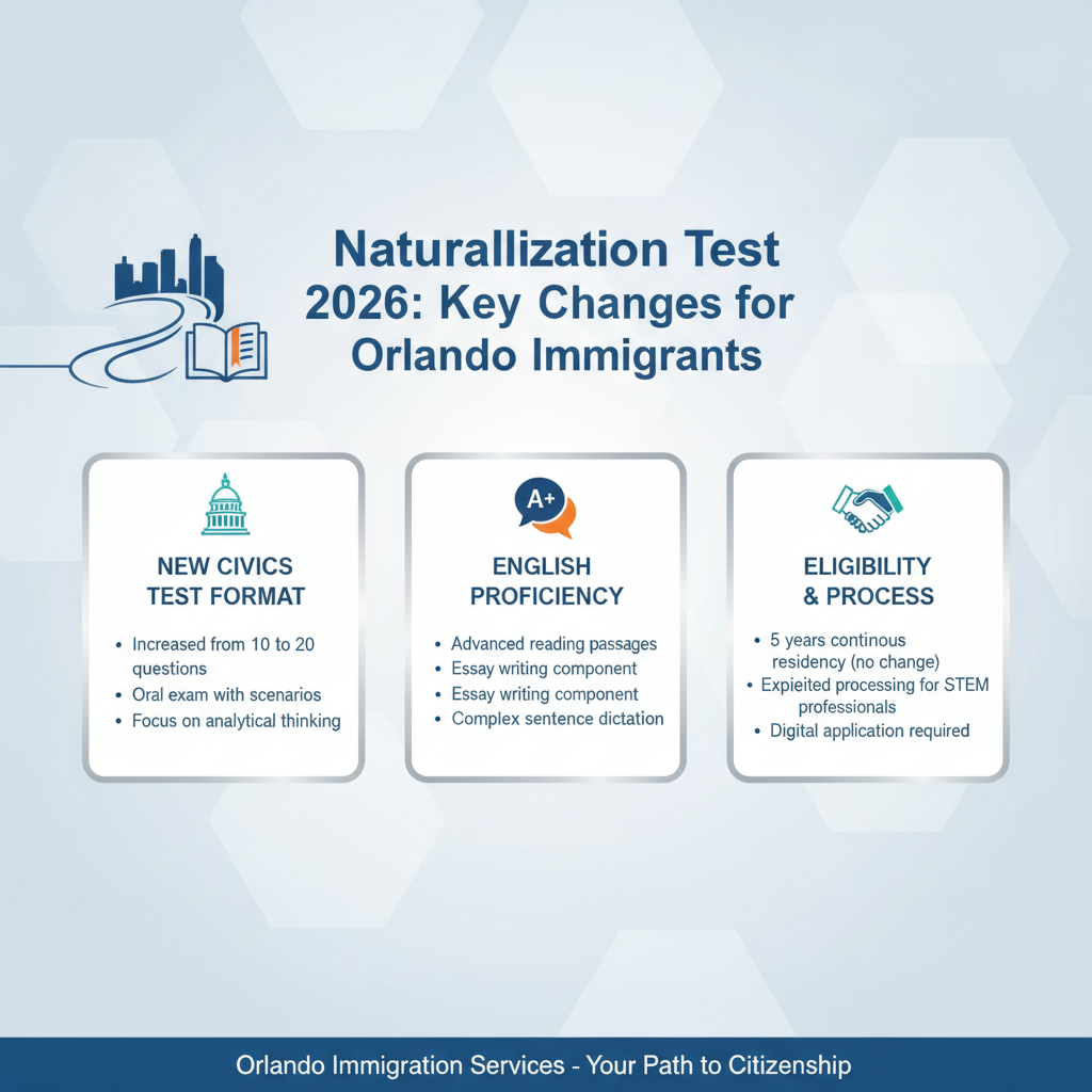 Naturalization Test 2026: What Orlando Immigrants Must Know - Key Statistics