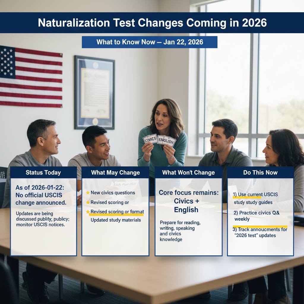 Cambios al Examen de Naturalización en 2026: Guía Completa - Key Statistics