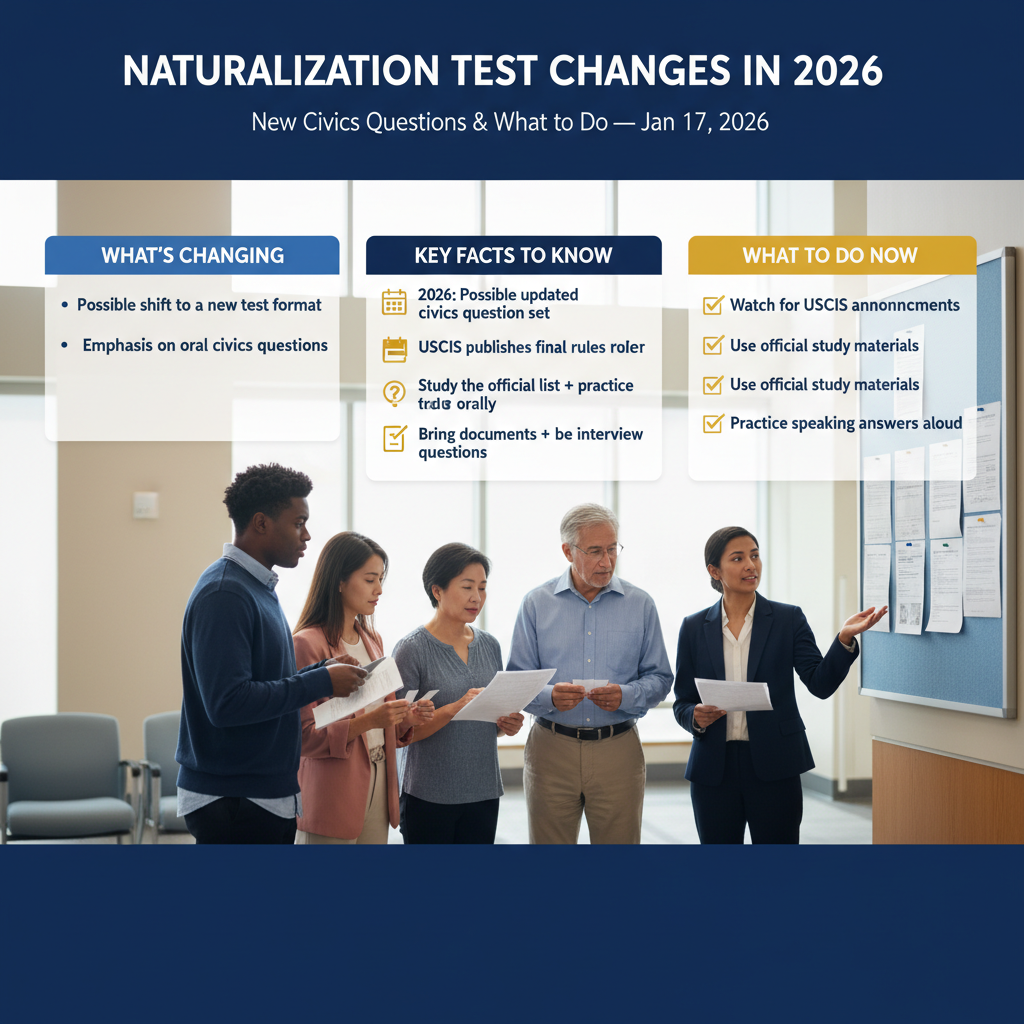 Cambios al Examen de Naturalización en 2026: Guía Completa - Key Statistics