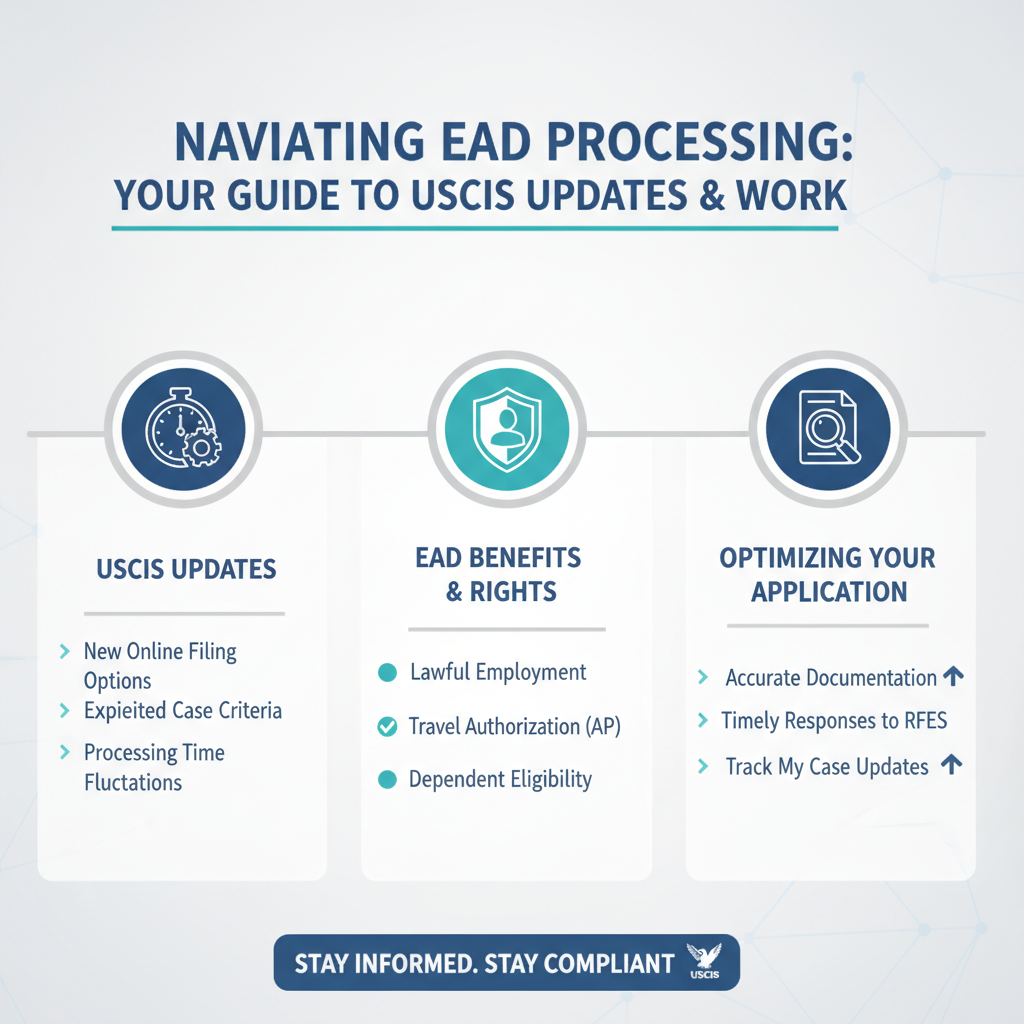 Navigating EAD Processing: Your Guide to USCIS Updates & Work - Key Statistics
