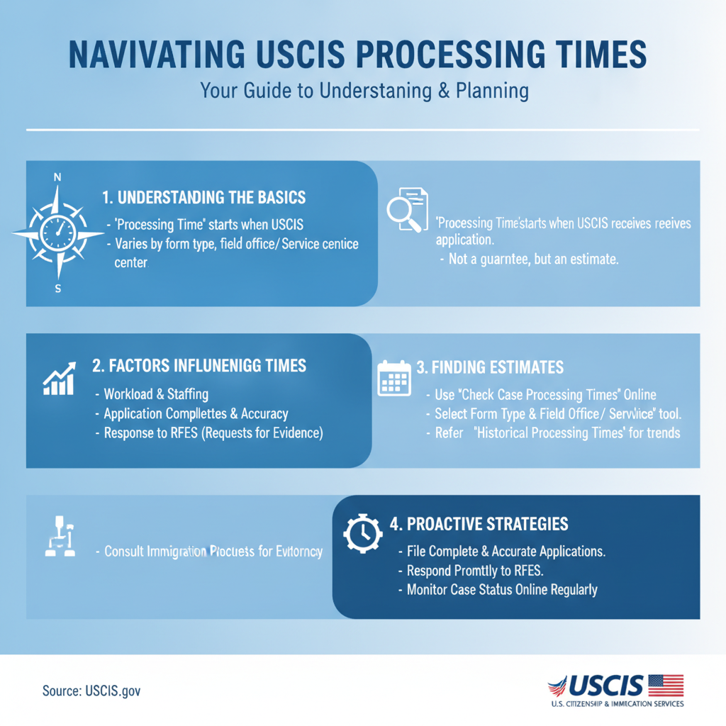 Tiempos de Procesamiento USCIS 2026: Guía para Familias en Florida - Key Statistics