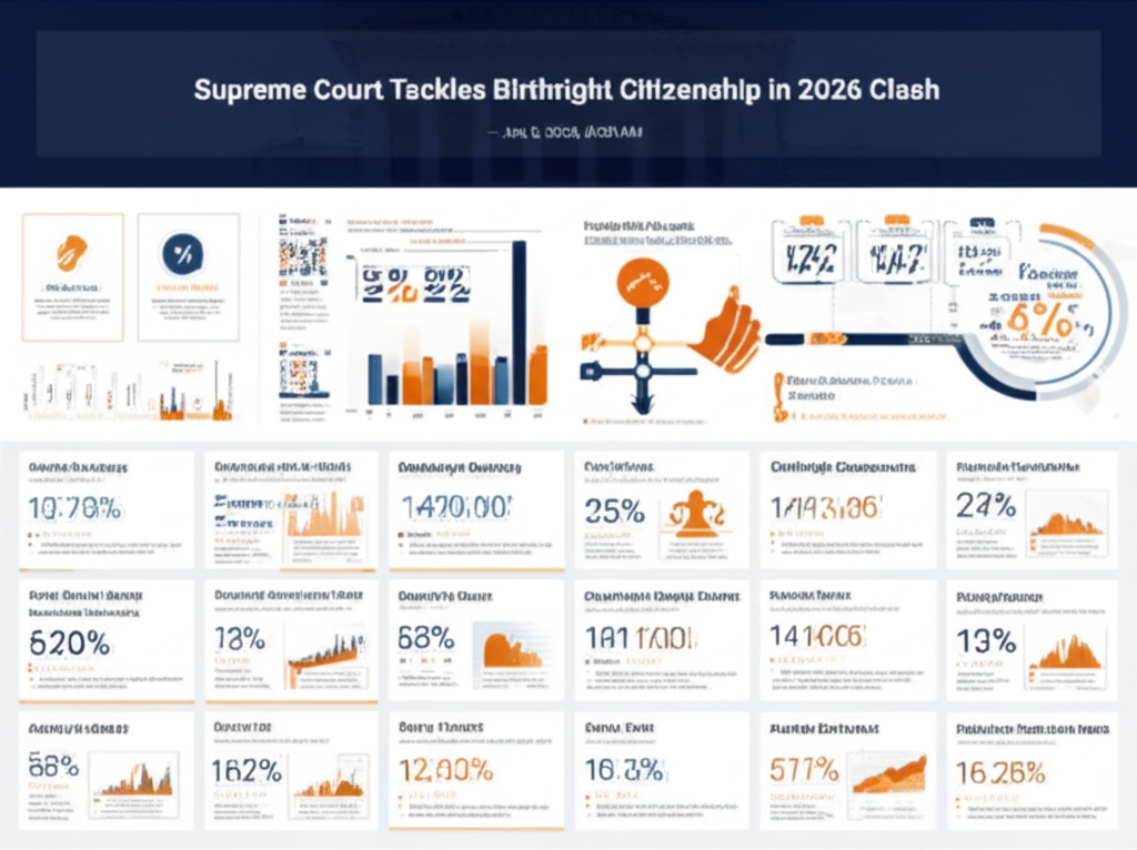 Corte Suprema Aborda la Ciudadanía por Nacimiento en Choque de 2026 — 5 de enero de 2026, 6:00 AM - Key Statistics