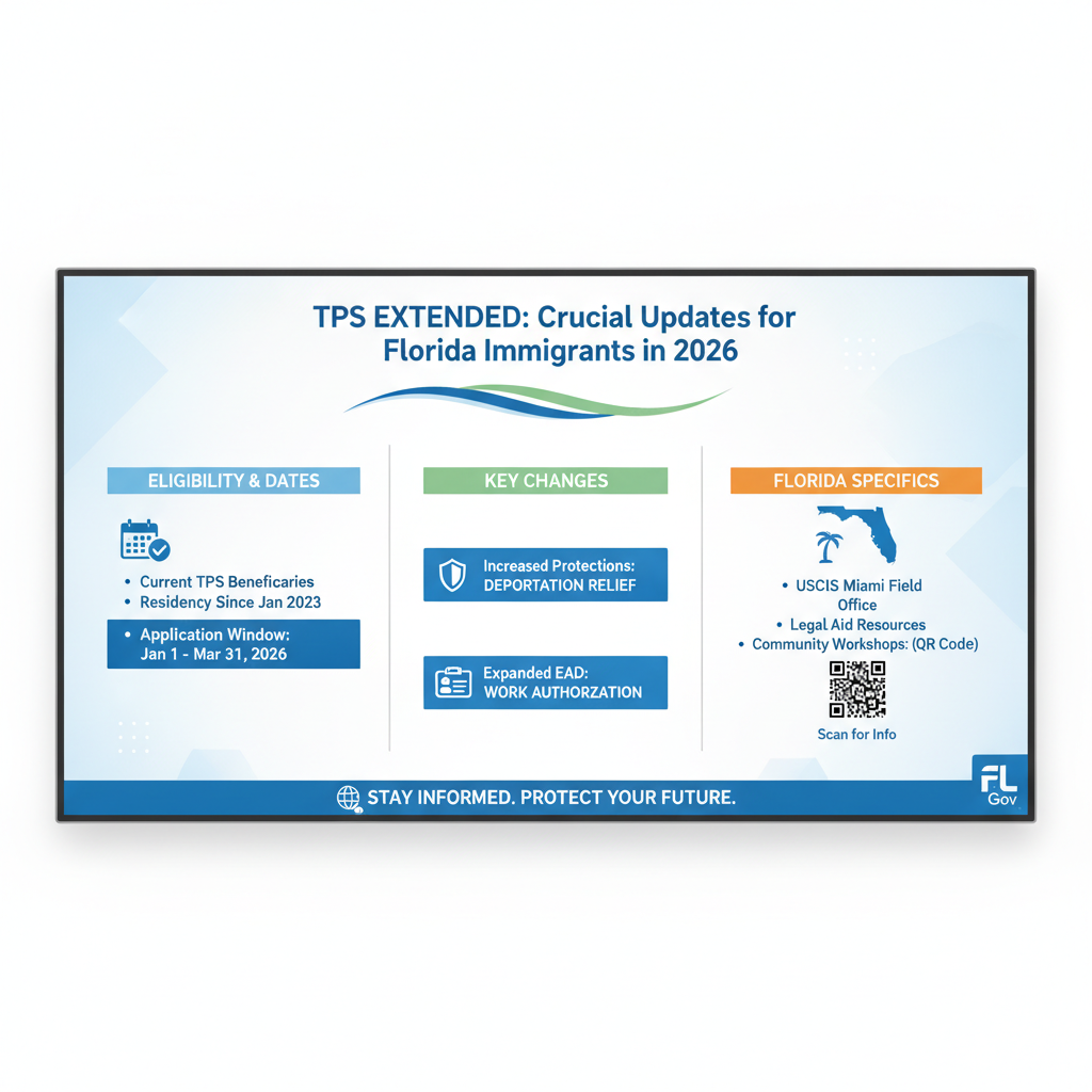 TPS Extended: Crucial Updates for Florida Immigrants in 2026 - Key Statistics