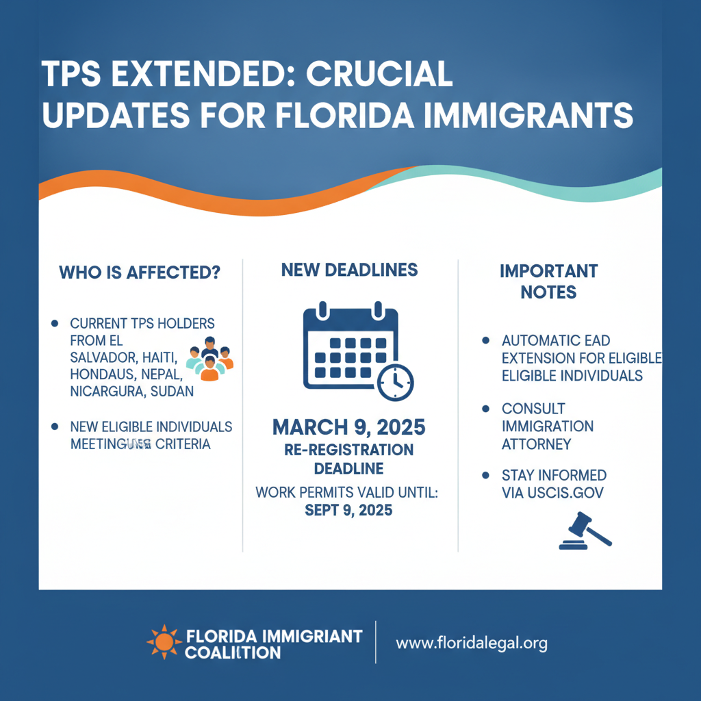 TPS Extended: Crucial Updates for Florida Immigrants - Key Statistics