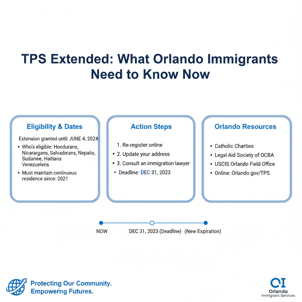 TPS Extended: What Orlando Immigrants Need to Know Now - Key Statistics