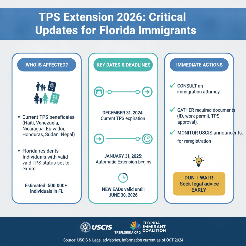 TPS Extension 2026: Critical Updates for Florida Immigrants - Key Statistics