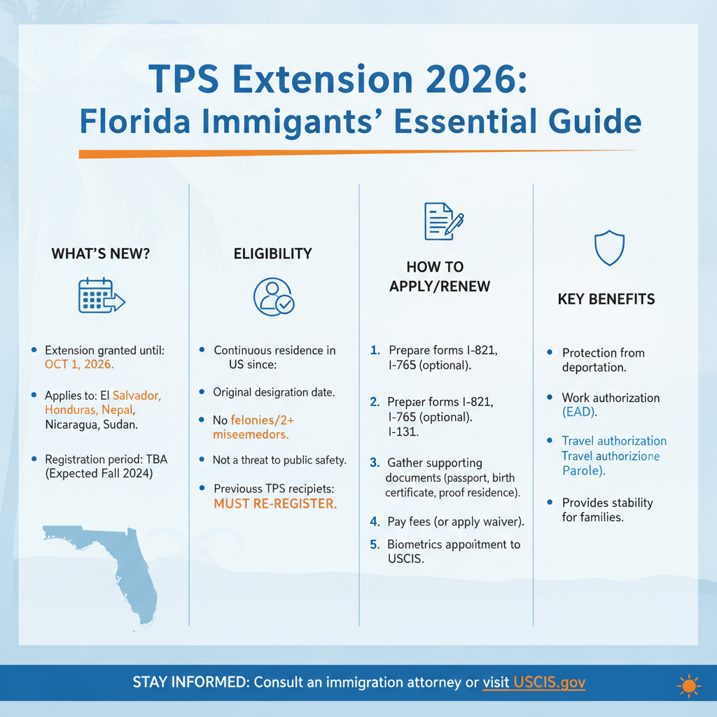 TPS Extension 2026: Florida Immigrants' Essential Guide - Key Statistics
