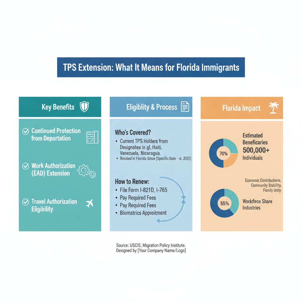 TPS Extension Latest: What It Means for Florida Immigrants - Key Statistics