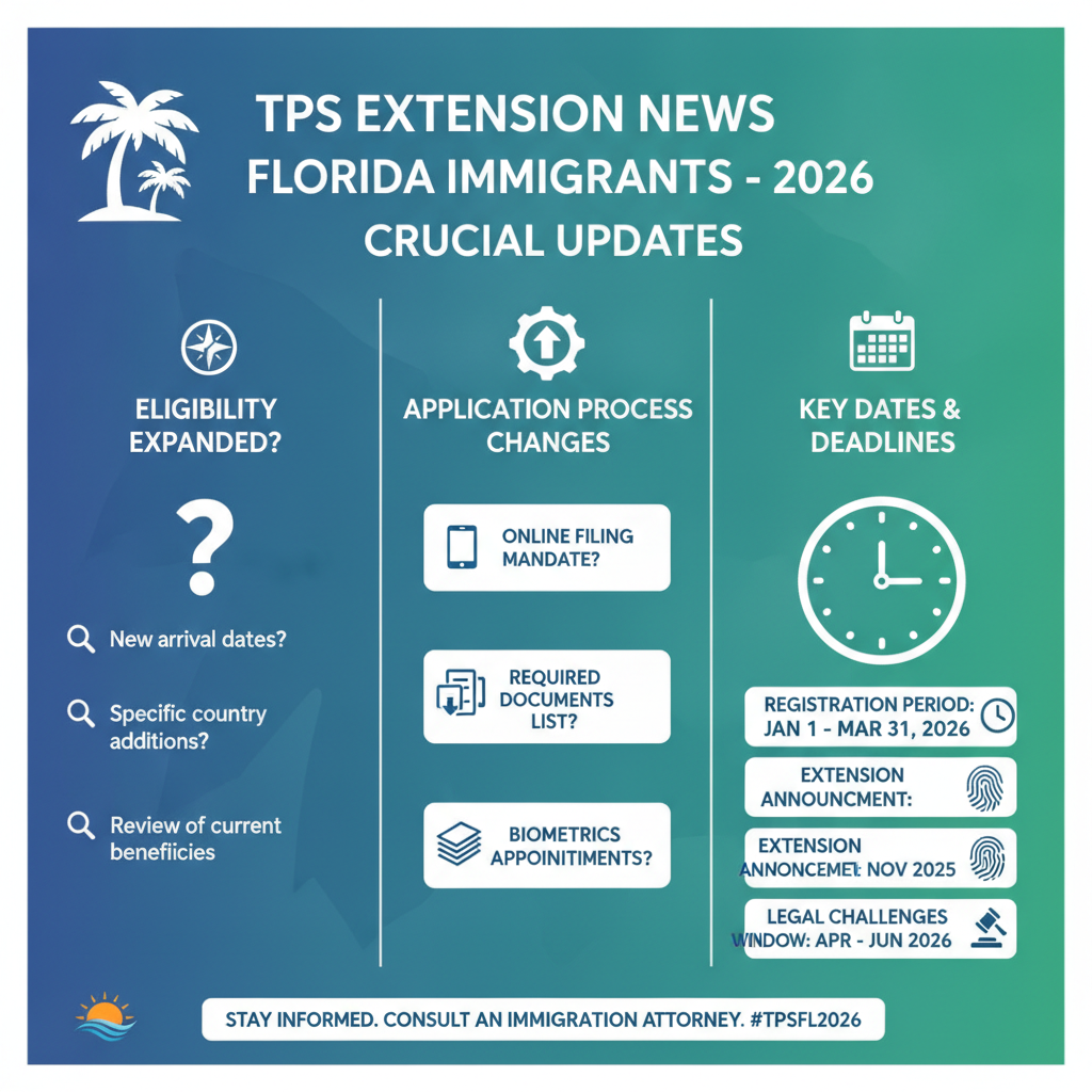 TPS Extension News 2026: Crucial Updates for Florida Immigrants - Key Statistics