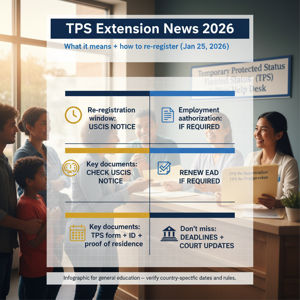 TPS Extension News 2026: What It Means and How to Re-Register — Jan 25, 2026, 6:02 AM - Key Statistics