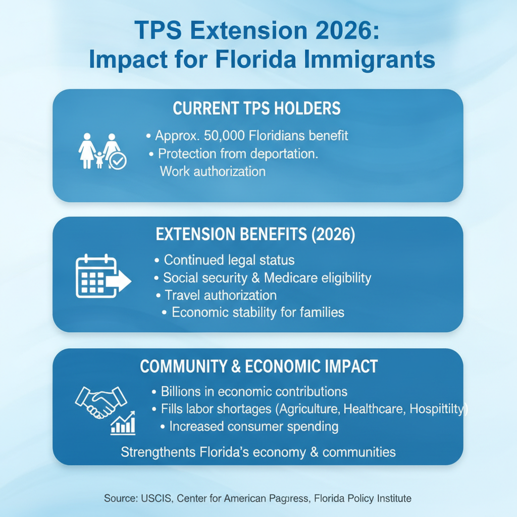 TPS Extension News 2026: What It Means for Immigrants in Florida - Key Statistics