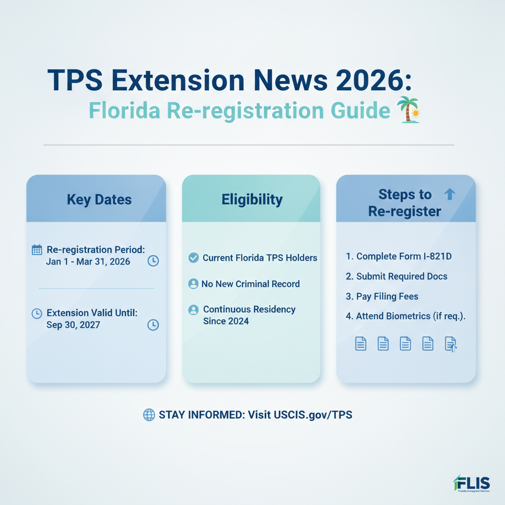 TPS Extension News 2026: Your Guide to Re-registration in Florida - Key Statistics