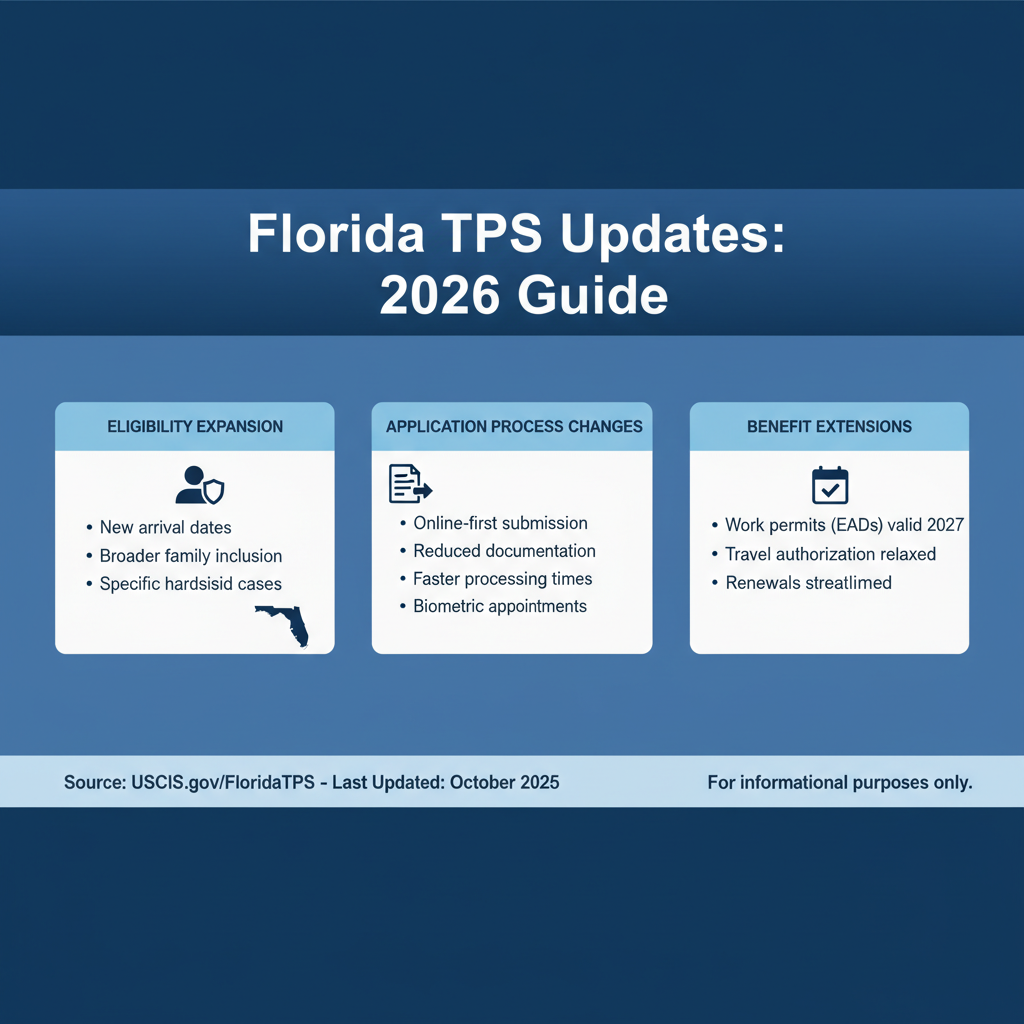 Extensiones TPS 2026: Guía Completa para Inmigrantes en Florida - Key Statistics