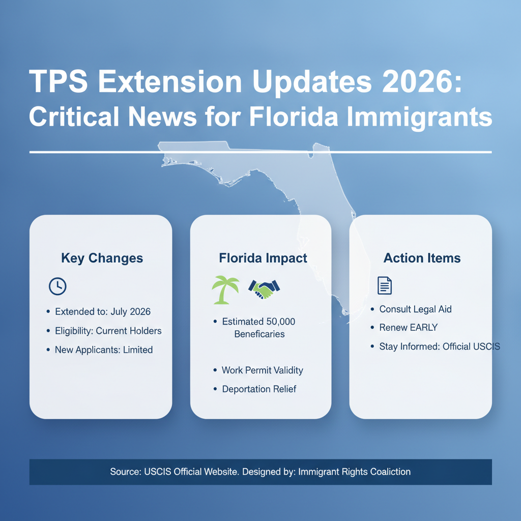 TPS Extension Updates 2026: Critical News for Florida Immigrants - Key Statistics